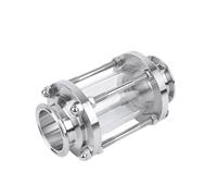 YUANYAO 19/25/32/38 mm x 1,5" Tri Clamp SUS316L Sanitaire Flux Sight Glass Diopter Homebrew(32mm)