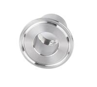 YUANYAO Adaptateur de Filetage Femelle DN8 ~ DN50 BSPT, raccords de tuyauterie sanitaires en Acier Inoxydable, connecteur Adaptateur à Trois Pinces, SS304(DN50 Ferrule64)