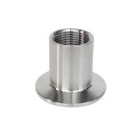 YUANYAO Adaptateur Femelle BSP 1/4 ''3/8'' 1/2'' 3/4'' 1'' 11/4'' for Chauffage X 1/2'' 1.5'' 2'' Tri Clamp 304 en Acier Inoxydable (Color : Ferrule 64mm, Size : 1-1/2")