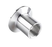YUANYAO Adaptateurs for Chauffage sanitaire en Acier Inoxydable 1/4, 1/2, 3/4, 1, 1-1/4, 2 Pouces, raccords de tuyaux à Virole filetée Femelle, Tri-Clamp, 304(Size:DN40OD50.5MM)