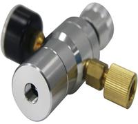 YUANYAO Chargeur de fût de bière, Distributeur de CO2, Comprend Un régulateur de fût, Un Adaptateur fileté, Un verrou à Bille de gaz, Une déconnexion Rapide, 0-30 PSI, 3/8"