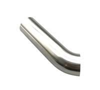 YUANYAO Coude À 45 Degrés en Acier Inoxydable Poli, Bord Droit Allongé, Tuyau D'échappement De 100 Mm(76mm)