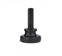 YUANYAO Lot de 2 à 5 vis moletées Noires à Serrage Manuel en Acier M3 M4 M5 M6 M8(12mm,M4 5PCS)