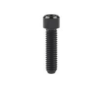 YUANYAO Lot de 4 boulons à tête hexagonale en Titane M4 x 10 mm, 13,5 mm, 15 mm, 20 mm, 25 mm, Fixations for vélo(Black,20MM_M4)