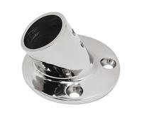 YUANYAO Lot de 4 rampe de bateau à 60° en acier inoxydable 316 de qualité marine 22 mm/25 mm 60°
