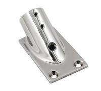 YUANYAO Lot de 4 supports de rampe de bateau en acier inoxydable 316 22 mm/25 mm 30°/45 °/60 °/90 ° (30 degrés 22 mm)