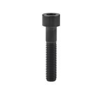 YUANYAO Lot de 4 vis hexagonales M8 x 15/20/25/30/35/40/45/50/60/70 mm en titane Ti Bolt DIN912 pour fixation de moto (noir, 70 mm_M8)