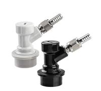 YUANYAO Mini Distributeur de Robinet de fût en Acier Inoxydable 304, Lance de Culture de bière avec Kits de Verrouillage à Bille for Accessoires de bière brassée à Domicile (Color : A)