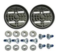 YUANYAO Plaque de fixation pour snowboard Diamètre 104 mm 4 trous 4 x 4 pièces de rechange Technine avec vis