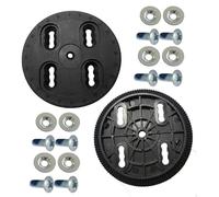 YUANYAO Plaque de montage pour planche à neige Diamètre 99 mm 4 trous 4 x 4 pièces de rechange Technine avec kit de fixation à vis