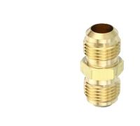YUANYAO Raccord Droit évasé mâle SAE 45, raccord en Laiton, gaz Naturel Propane, 1/4 3/8 1/2 5/8 3/4 (Size : SAE 1I4)