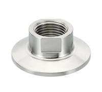 YUANYAO Tri-Pince sanitaire 1/2 "1.5" 2 "x 1/4" 1/2 "3/4" 1 ", Adaptateur de Filetage Femelle NPT en Acier Inoxydable 304 (Color : 1.5 inch Tri Clamp, Size : 3/8")