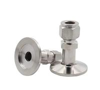 YUANYAO Tube de Compression en Acier Inoxydable, 1/4 ''3/8'' 1/2 ''6 8 10mm X KF16 KF25, raccord sous Vide SS304 (Color : KF-25, Size : 8mm)
