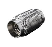 YUANYAO Tuyau D'échappement De Véhicule en Acier Inoxydable, Tuyau D'amortissement De Silencieux À Connexion Souple, Tuyau Flexible Ondulé(80mmx300mm)
