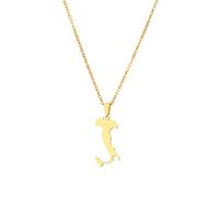 YUANYIRAN Italie Carte Pendentif Collier - Unisexe Couple Collier Bijoux Ethnique Charme Drapeau Pendentif Carte Patriotique Hip Hop Bijoux Mode Personnalité Commémorer Cadeau,Or,50Cm/19.6 in