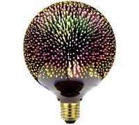 YUANYUYING Ampoule feu d'artifice 3D, E27 Edison, style vintage romantique en verre - Ampoules uniques pour la maison, les festivals, les fêtes et Noël - 4 W CA 85-265 V (G125)