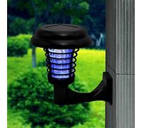 YUANZ Lampe UV anti-insectes solaire, lampe UV anti-moustiques Bug Zapper Killer Lampe UV Insecte Ravageur Extérieur Jardin Pelouse Paysage Lumière Imperméable
