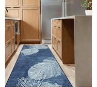 YUANZHI Tapis Long Antidérapant 105 x 250 cm Lavable Antidérapant Moelleux et Lavable Tapis, de Sol en Machine, Poil Ras pour Entrée et Porte, Couloir, C