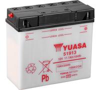Yuasa 51913 Batterie de moto 12 V 19 Ah Type de pôle: Borne à vis type 10