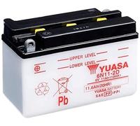 Yuasa Batterie moto 6N11-2D 6V 11Ah plomb-acide inondée Clair