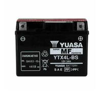 Yuasa Ytx4l-bs Agm Battery Argenté