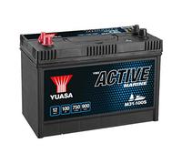 YUASA Batterie 100, Ah 750, A/EN M31-100S L 330mm B 173mm H 240mm