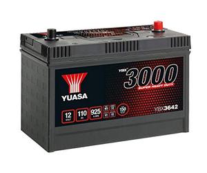 YUASA Batterie 110, Ah 925, A/EN YBX3642 L 329mm B 173mm H 240mm