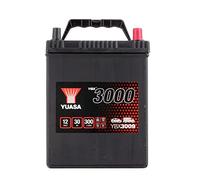 YUASA Batterie 30, Ah 300, A/EN YBX3009 L 167mm B 127mm H 224mm Compatible avec NISSAN PAO, MAZDA 3 BL, HONDA Jazz II 3/5 portes GD, GE3, GE2