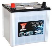 Yuasa YBX7014 Batterie de voiture haute performance 12 V 65 Ah 620 CCA EFB Start Stop