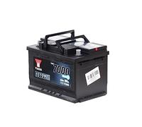 Yuasa Batterie YBX7096 75 Ah 700 A/EN 278×175×190 mm Compatible VW Golf/Tiguan/Sharan