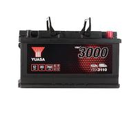 YUASA Batterie 80, Ah 760, A/EN YBX3110 L 317mm B 175mm H 175mm Compatible avec VW Transporter T4 Minibus 70B, 70C, 7DB, 7DK, 70J, 70K, 7DC, 7DJ Transporter T5 Van 7HA, 7HH, 7EA, 7EH, OPEL