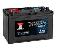 YUASA Batterie 90, Ah 720, A/EN M27-90S L 304mm B 173mm H 225mm
