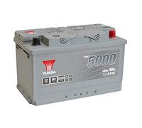 YUASA Batterie 90, Ah 800, A/EN YBX5115 L 317mm B 175mm H 190mm Compatible avec VW Golf 4 3/5 portes 1J1 Golf 5 3/5 portes 1K1, BMW 3 Berline E46 3 Berline E90 3 Touring E91