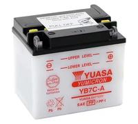 Yuasa Batterie moto YB7C-A 12V 8Ah 75A - Conventionnelle, avec entretien, livrée sans acide
