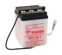 YUASA Batterie de moto 6N4-2A-5 6V 4Ah Gel sans pack d'acide Noir