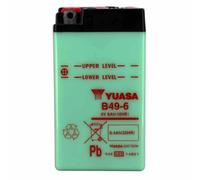 YUASA BATTERIE B49-6 - SANS PACK ACIDE (NON INCLUS)