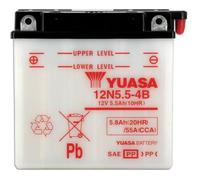 YUASA - Batterie Moto 12V Avec Entretien Sans Pack Acide 12N5.5-4B