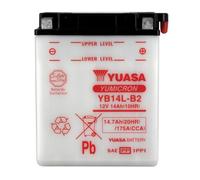 YUASA - Batterie Moto 12V Avec Entretien Sans Pack Acide Yb14L-B2 / Yb14Lb2