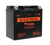 YUASA - BATTERIE MOTO YUASA GYZ16HL 12V 16AH 240A