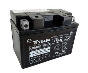 YUASA BATTERIE MOTO YUASA YTB4L 12V 4.2AH 50A