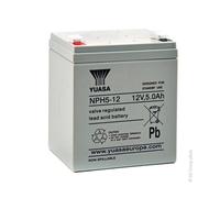 Batterie onduleur (UPS) YUASA NPH5-12 12V 5Ah F6.35 - Yuasa