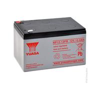 Yuasa - Batterie plomb AGM YUASA NP12-12FR 12V 12Ah F6.35-Yuasa