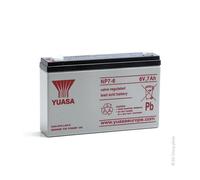 Batterie plomb AGM NP7-6 6V 7Ah F4.8 - Yuasa