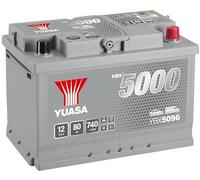 - YUASABATTERIE YUASA YBX5096 SILVER 12V 80Ah 740A