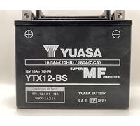 Yuasa battery YTX12-BS Batterie de rechange pour moto Aeon Overland 180 2002-2008