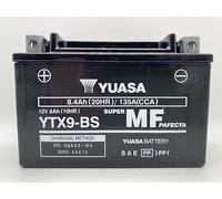Yuasa battery YTX9-BS Batterie de rechange pour Honda NX Dominator (RD02/RD08) 650 1988-2002