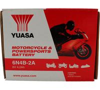 Yuasa E01048 Batterie 6V 4A 0,40A Sans Acide 102x48x96mm 6N4B-2A