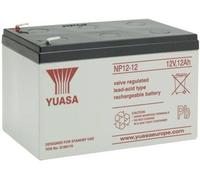 Yuasa NP12-12 NP12-12 Batterie au plomb 12 V 12 Ah plomb (AGM) (l x H x P) 151 x 98 x 101 mm cosses plates 4,8 mm sans entretien, certification VdS
