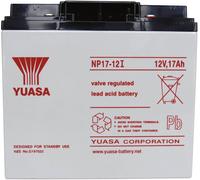 Batterie au plomb 12 V 17 Ah Yuasa NP17-12 plomb (AGM) (l x h x p) 181 x 167 x 76 mm raccord à vis M5 sans entretien, ce