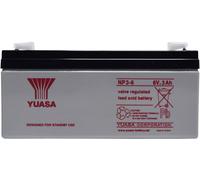 Yuasa NP3-6 NP3-6 Batterie au plomb 6 V 3 Ah plomb (AGM) (l x H x P) 134 x 64 x 34 mm cosses plates 4,8 mm sans entretien